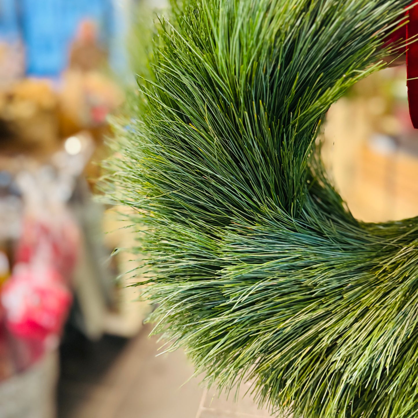 Den Vakre Fyldig Silkefuru Kransen