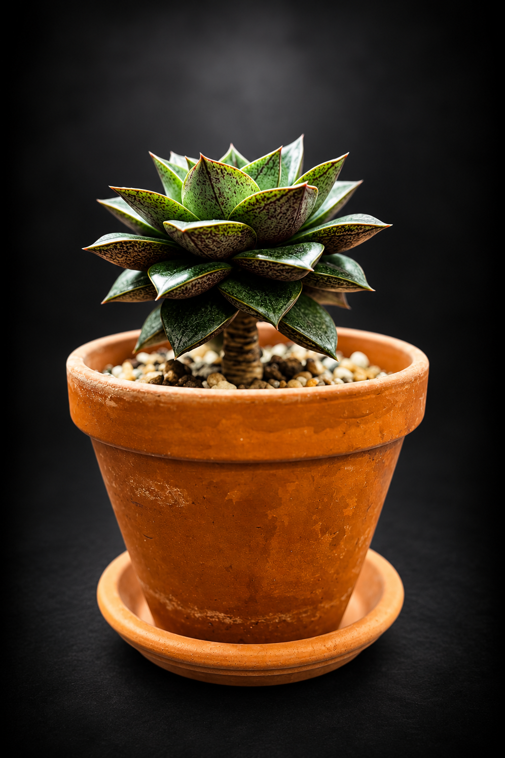Echeveria Purpusorum - Oppstammet i Terracotta
