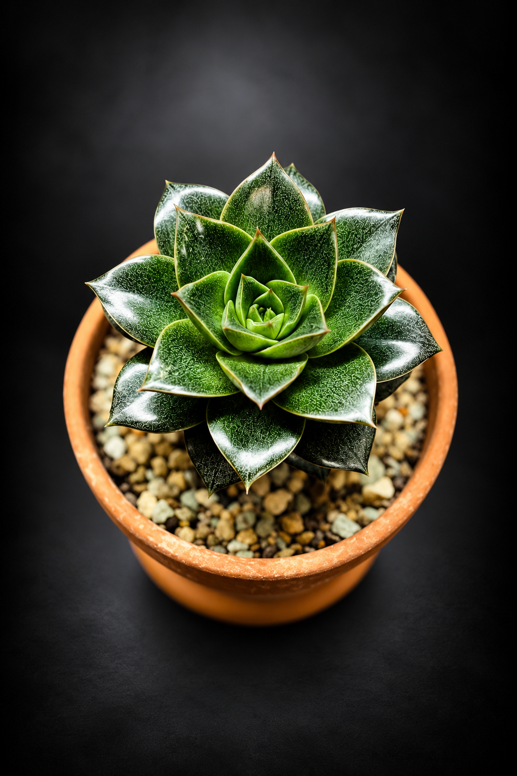 Echeveria Purpusorum - Oppstammet i Terracotta
