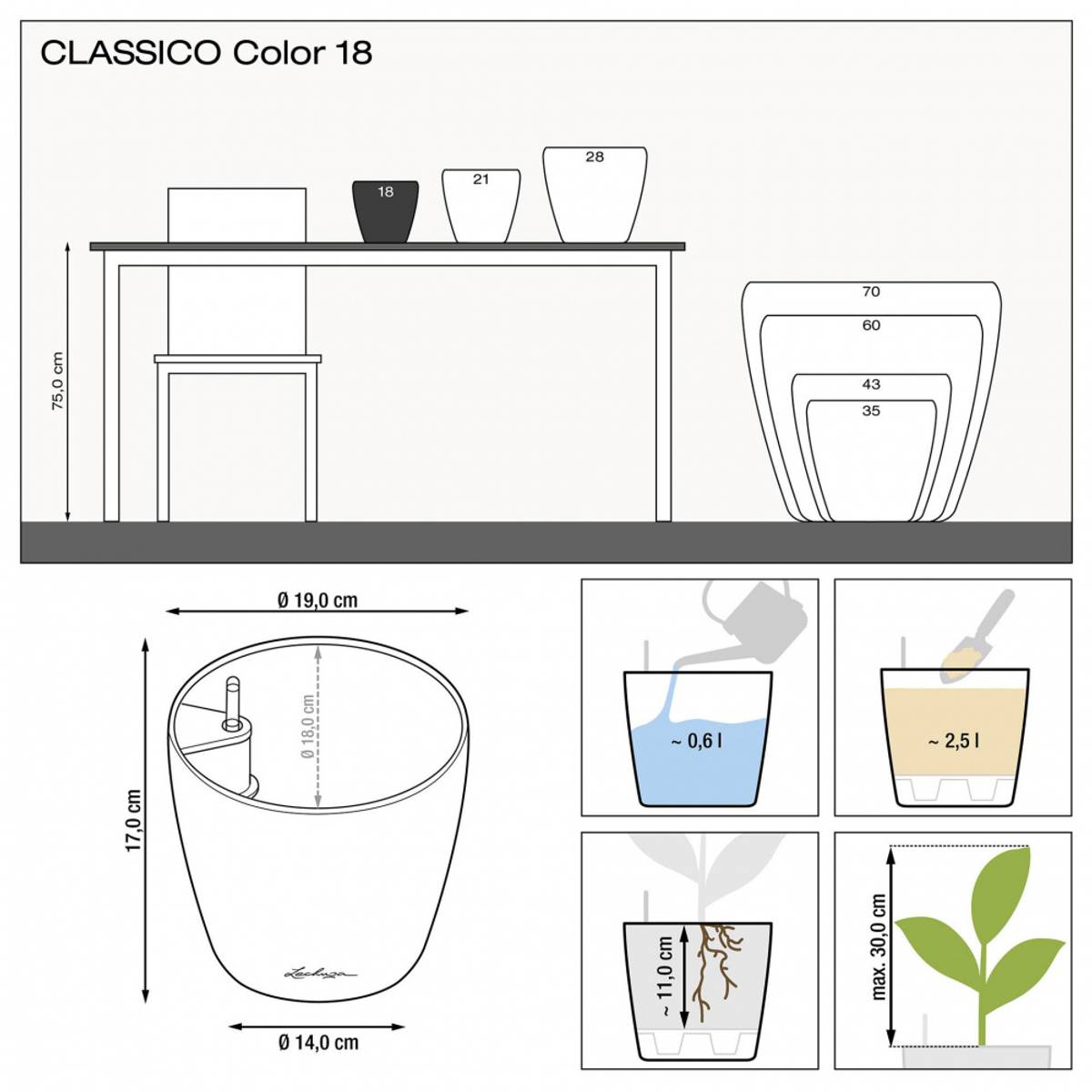 Lechuza Classico Color 18